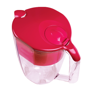 Фильтр-кувшин ECOSOFT Максима красный 5 л вид сверху