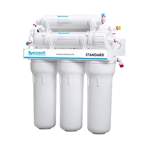 Фильтр обратного осмоса Ecosoft Standard с минерализатором вид сбоку