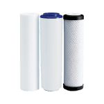 Комплект картриджей Ecosoft для тройного фильтра распаковка