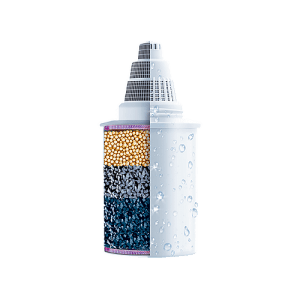 Комплект кассет для фильтров-кувшинов Стандарт (3+1) в разрезе