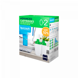 Комплект улучшенных сменных картриджей ECOSOFT к фильтрам-кувшинам 2 шт.