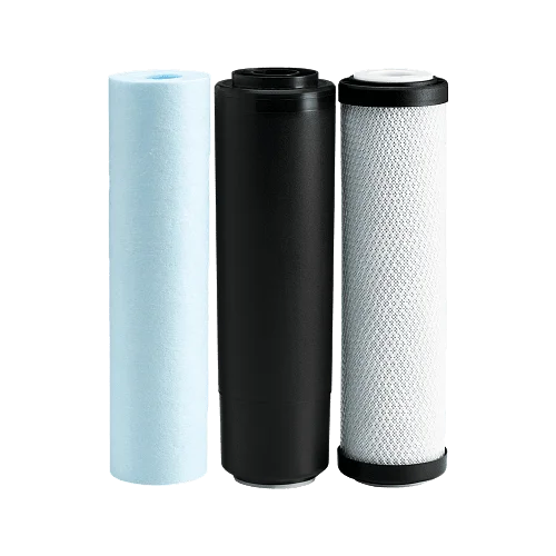 Улучшенный комплект картриджей Ecosoft 1-2-3 для фильтра обратного осмоса без упаковки