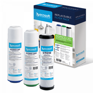 Улучшенный комплект картриджей Ecosoft для тройного фильтра
