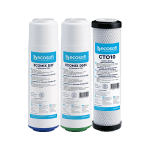 Улучшенный комплект картриджей Ecosoft для тройного фильтра без коробки