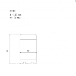 Сменный картридж для антинакипного фильтра SVOD-AS s250 размеры