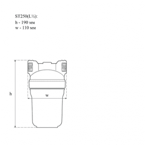 SVOD-AS для теплотехники st250(L1-2) подключение - латунная резьба схема