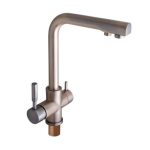Трёхпозиционный смеситель с боковыми ручками GLOBUS LUX GLLR BRONZE — БРОНЗОВЫЙ