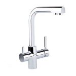 Трёхпозиционный смеситель с боковыми ручками GLOBUS LUX GLLR LAZER ST — НЕРЖАВЕЙКА