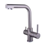 Трёхпозиционный смеситель с боковыми ручками GLOBUS LUX GLLR STST — НЕРЖАЙВЕЙКА