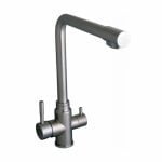 Трёхпозиционный смеситель с боковыми ручками GLOBUS LUX SUS 1 НЕРЖАВЕЙКА