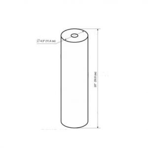 Картридж полипропиленовый Bio+ Systems PP-20L-20 размеры