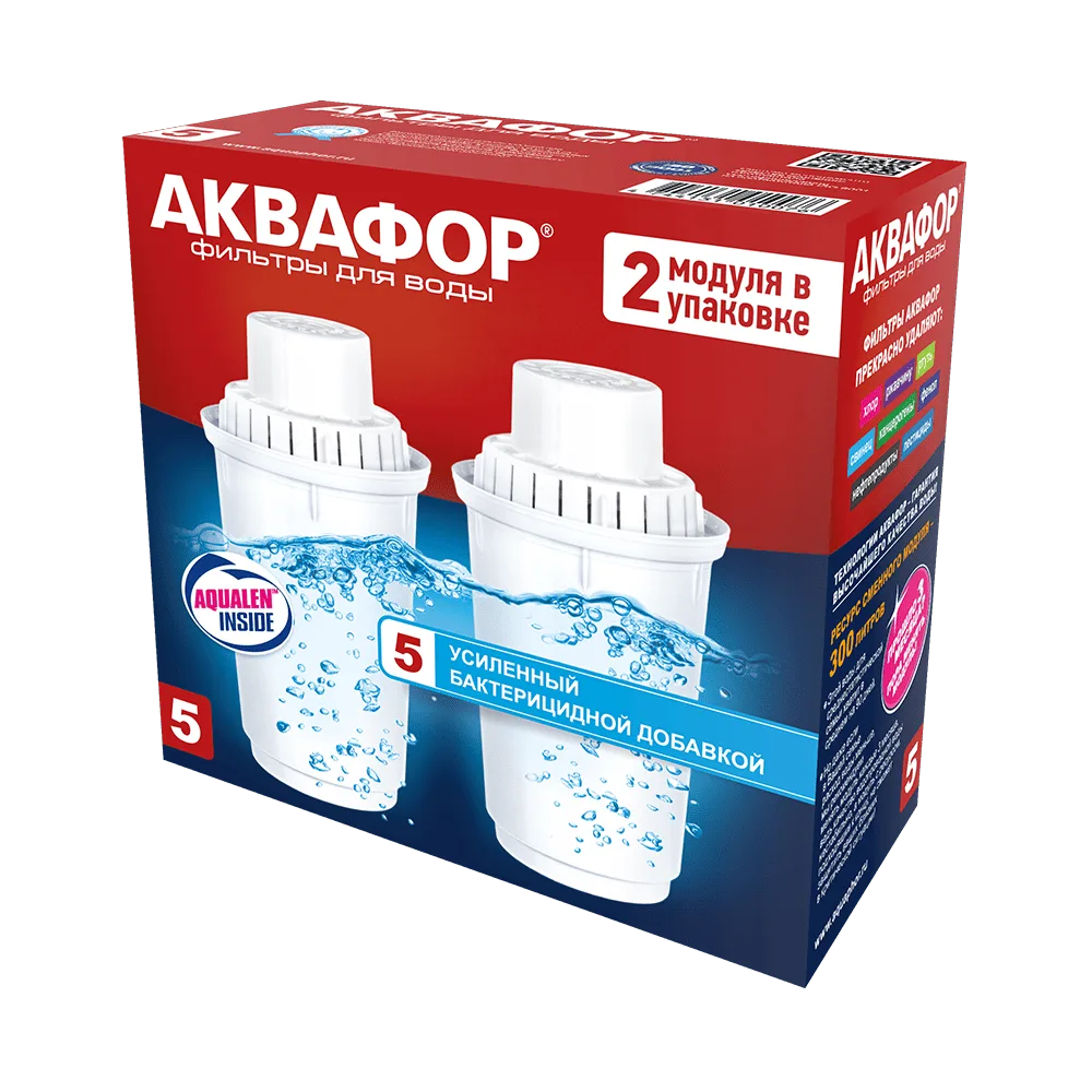 Кассета Аквафор В5 (B5, В100-5). 2 картриджа