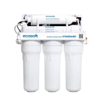 Фильтр обратного осмоса Ecosoft Standard с помпой вид спереди