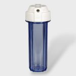 Корпус магистрального фильтра Organic 10 прозрачный с двумя кольцами (OEM-H6014CW-04N)